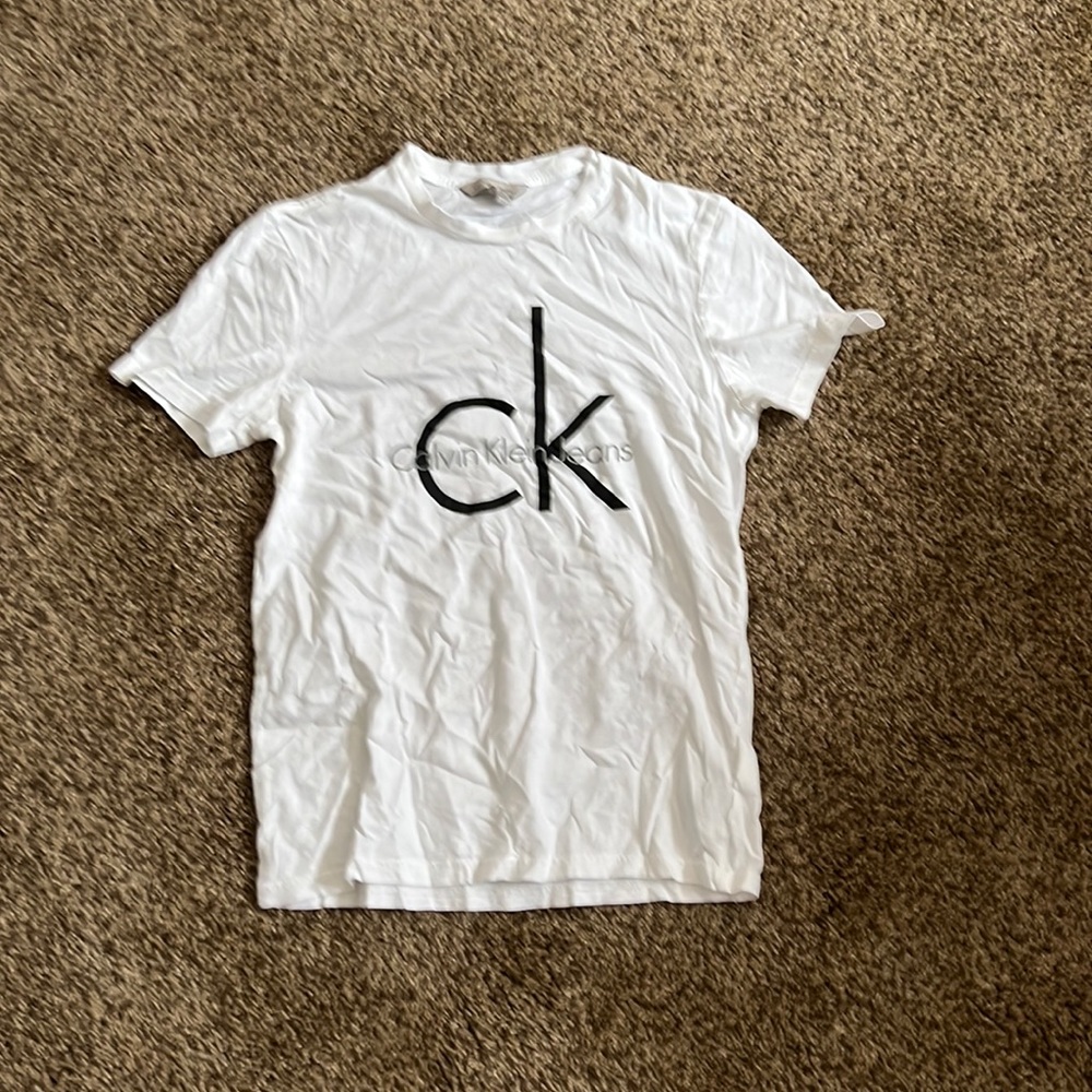 Calvin Klein basic white tee size XS